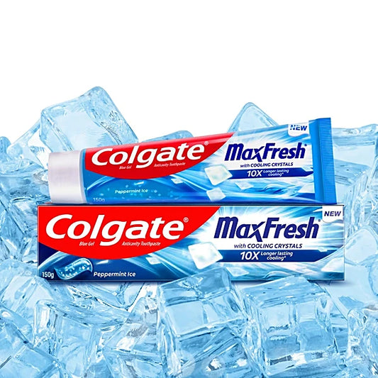 Colgate MaxFresh Toothpaste - Peppermint Ice, 150 g