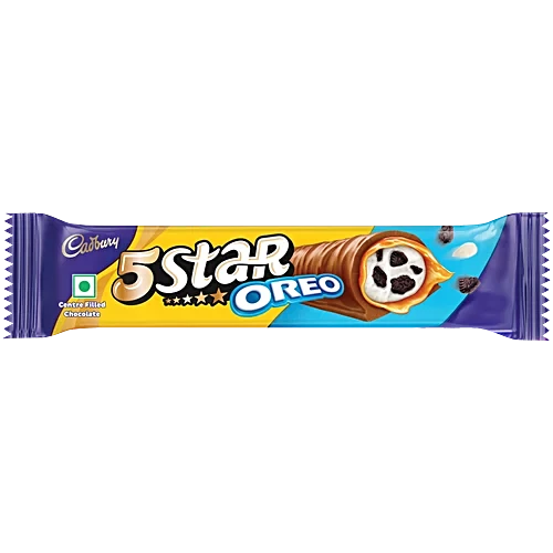 Cadbury 5 Star Oreo Centre Filled Chocolate Bar, 40 g