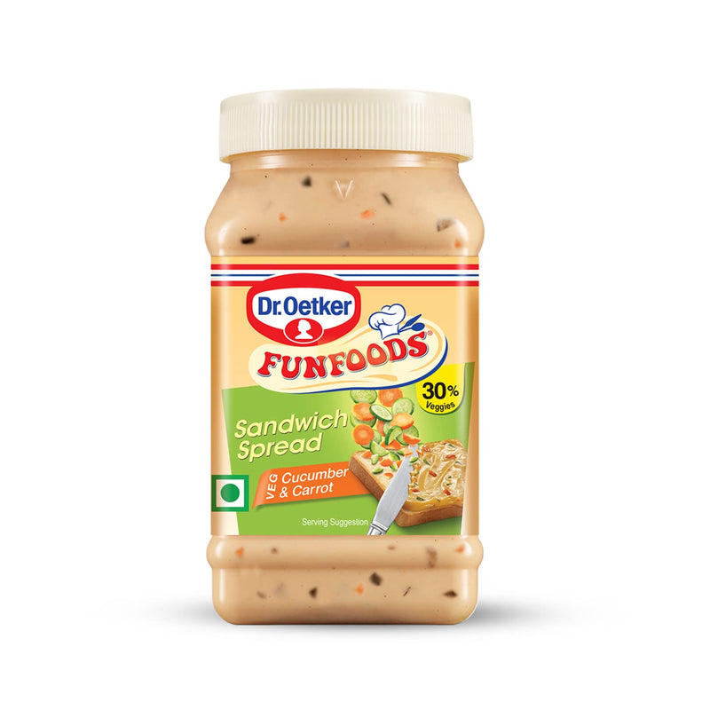 Dr.Oetker Funfoods Sandwich Spread Cucumber & Carrot Sandwich Spread 250g