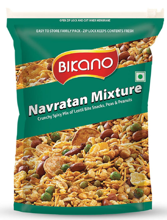 Bikano Navratan Mixture | Spicy and Crunchy | Navratan namkeen 400g