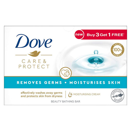 Dove Care & Protect Bathing Bar (Buy 3 Get 1 Free) 100 g each