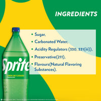 Sprite Lemon-Lime Flavoured Cold Drink | Refreshing Taste | Clear Soft Drink with No Added Colours 1 litre