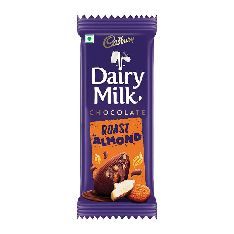 Cadbury Dairy Milk Roast Almond Chocolate Bar 75 g