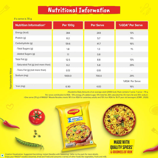 MAGGI 2-Minute Instant Noodles, 50gm
