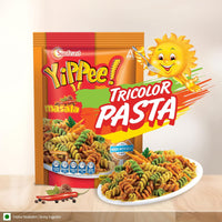 Sunfeast Yippee! Tricolor Pasta|Masala|Soft & Creamy Pasta|Instant Pasta Made with Suji/ Rava (Weight May Vary),65/70 Gms