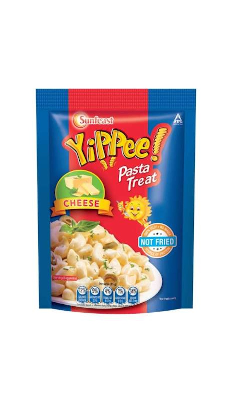 Sunfeast YiPPee! 100% Suji Cheese Treat Pasta  (70 g)