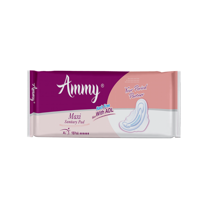 Ammy Sanitary Pads XL (Pack of 18)