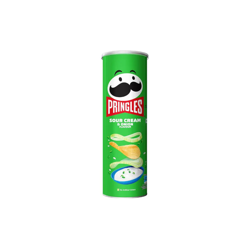 Pringles Sour Cream & Onion Potato Crisps, 102 g