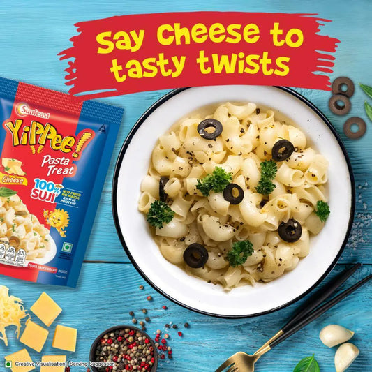 Sunfeast YiPPee! 100% Suji Cheese Treat Pasta  (70 g)